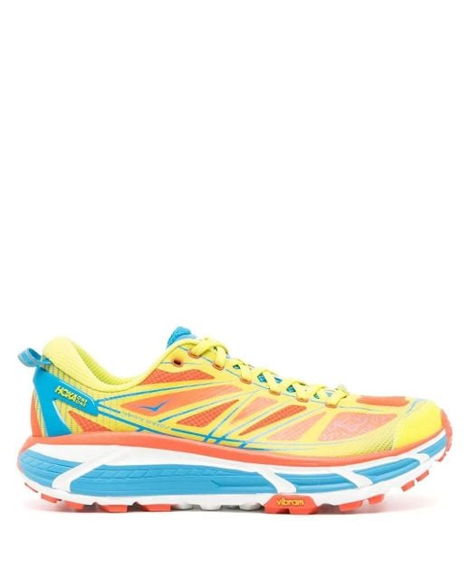 Hoka One One Yellow Mafate Speed 2 Running Sneakers for men