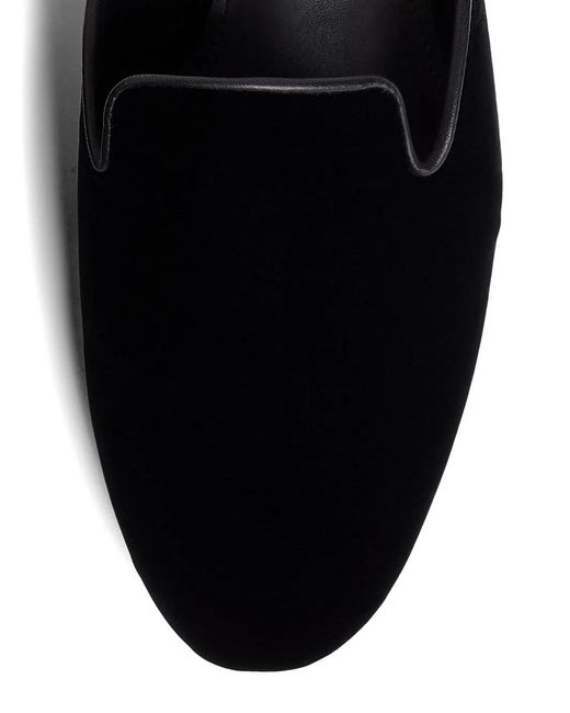 12 STOREEZ Black Mules En Velours