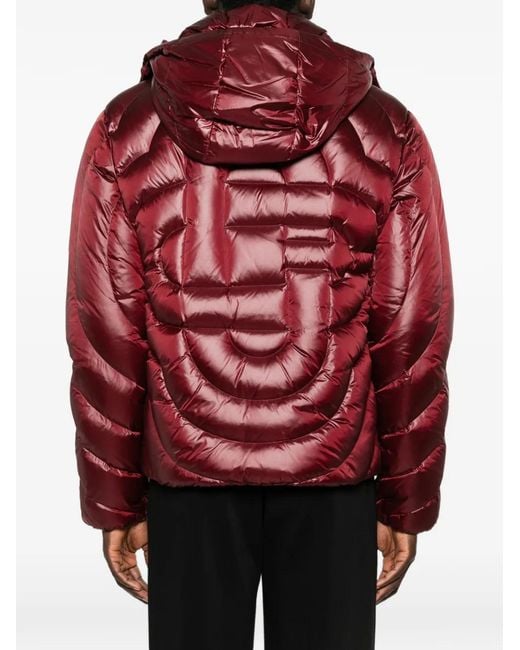 Casablanca Red Quilted Puffer Jacket for men