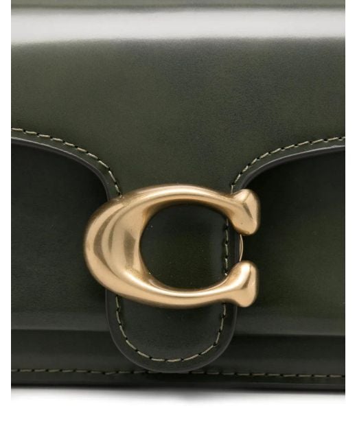 COACH Green Spazzolato Tabby 20 Shoulder Bag