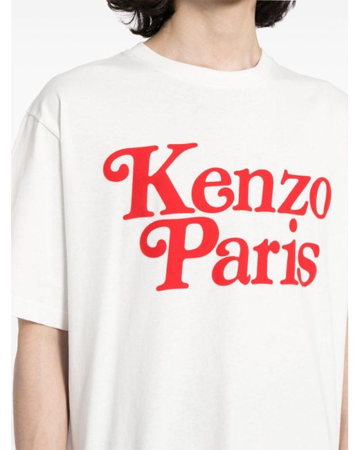 KENZO Katoenen T-shirt Met Print in het White voor heren