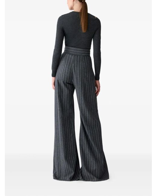 Carolina Herrera Black Pullover Mit Tulpenstickerei