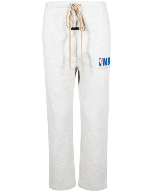 Fear Of God Essentials Nba "Light Heather" Trainingsbroek in het White voor heren