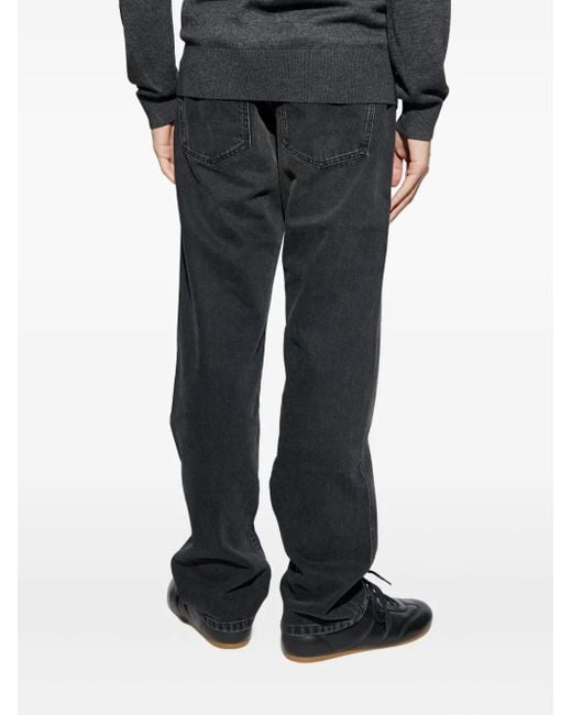 Isabel Marant Black Buttoned Denim Jeans for men