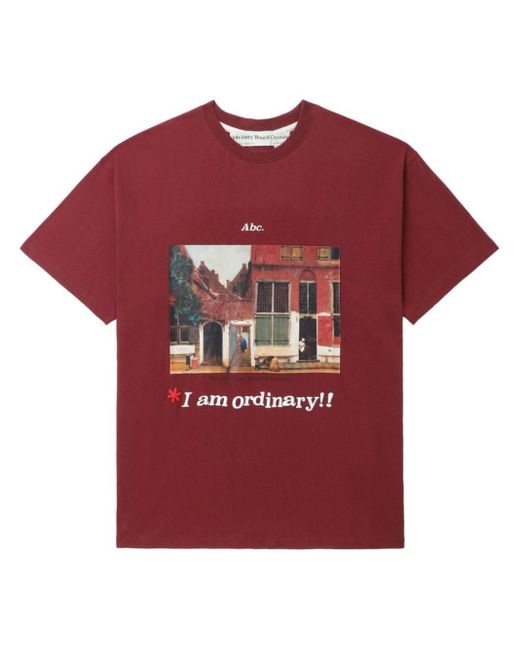 Advisory Board Crystals Red I Am Ordinary Cotton T-shirt for men