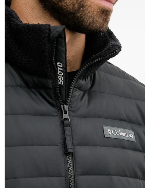 Columbia Black Juniper Peak Padded Zip-Up Jacket for men