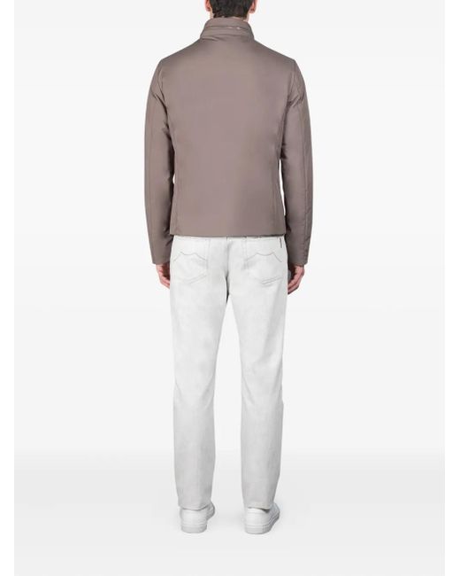 Moorer Gray Alcide Bomber Jacket for men