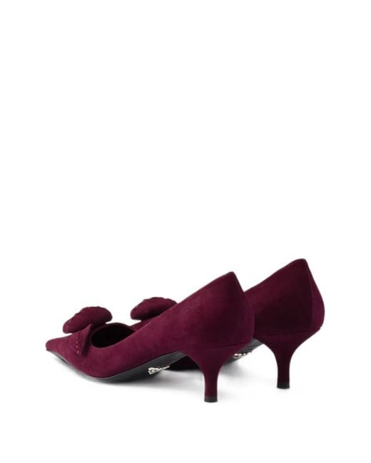 Prada Purple Suede Pumps
