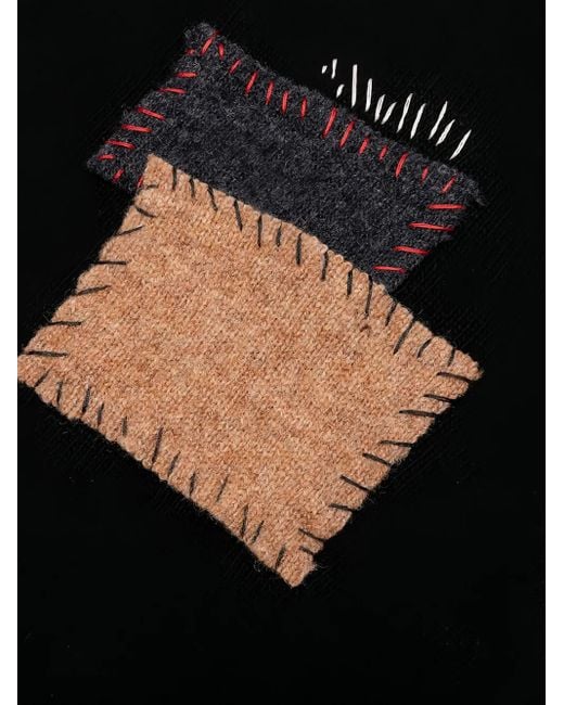 Jersey con detalle de parche Marni de hombre de color Black