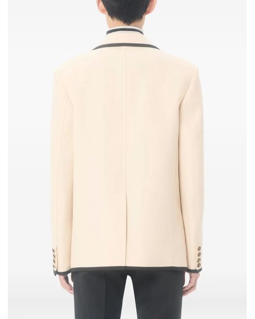 Valentino Garavani Natural Single-Breasted Blazer for men