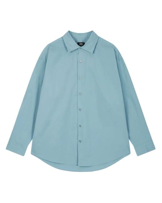 メンズ Studio Tomboy X ロングスリーブ シャツ Blue