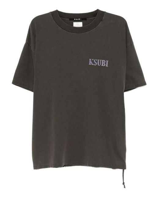 Ksubi Black Engine Ekcess T-Shirt for men