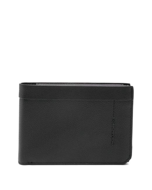 Piquadro Black Leather Wallet for men