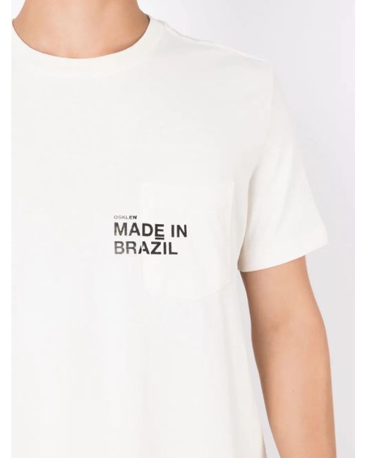 Osklen T-Shirt Mit Brusttasche in White für Herren