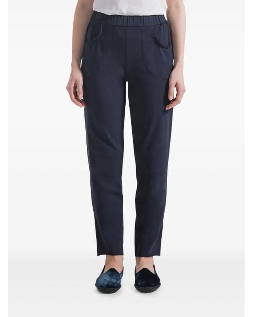 Deha Blue Cotton Trousers