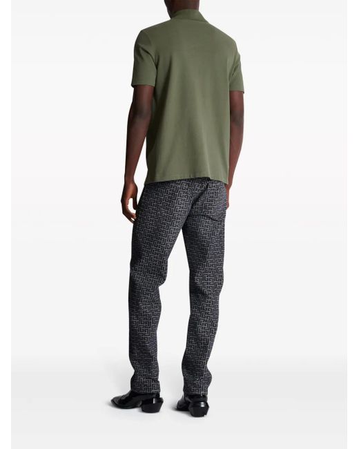 Balmain Green Polo Shirts for men