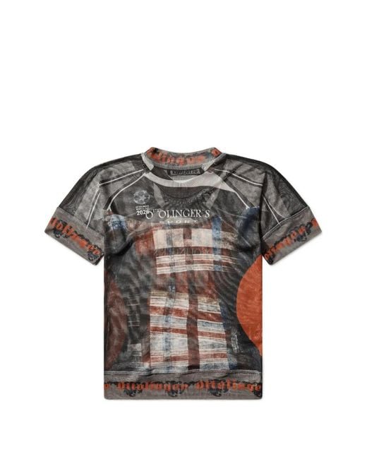 OTTOLINGER Gray Patterned T-Shirt