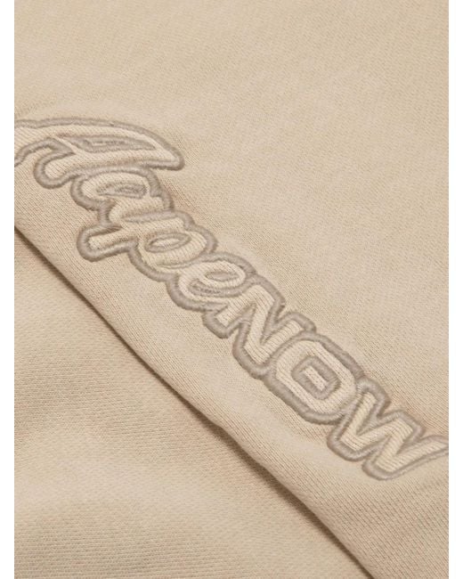Aape By A Bathing Ape Natural Logo-Embroidered Cotton Shorts for men