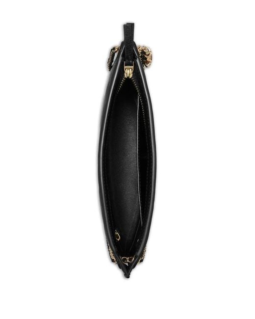 Tory Burch Black Fleming Pochette, One Size