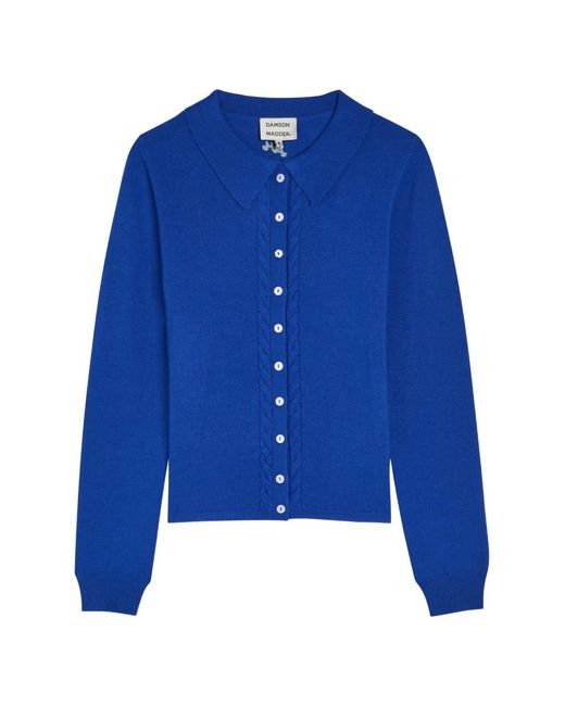 Damson Madder Blue Voula Cardigan
