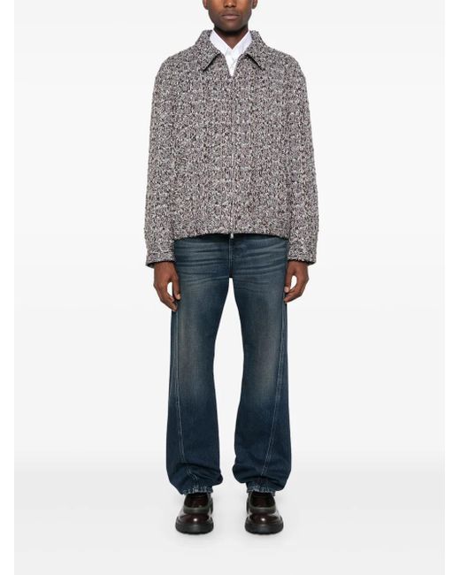 Lanvin Blue Twisted Jeans for men