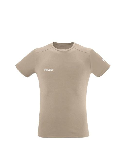 Pascal Millet Gray Fusion Logo-Print T-Shirt for men