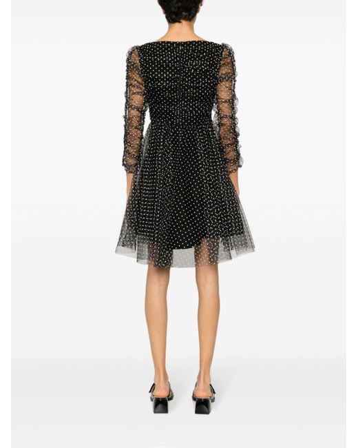 Zimmermann Black Tulle Mini Dress