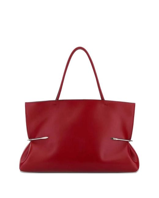 Givenchy Red Medium Pinch Squeezed Tote Bag