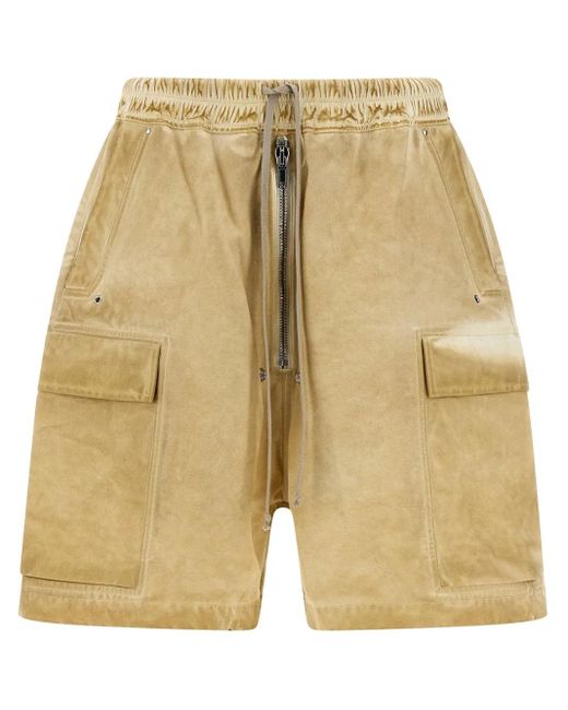 メンズ Rick Owens Cargobela バミューダショーツ Natural