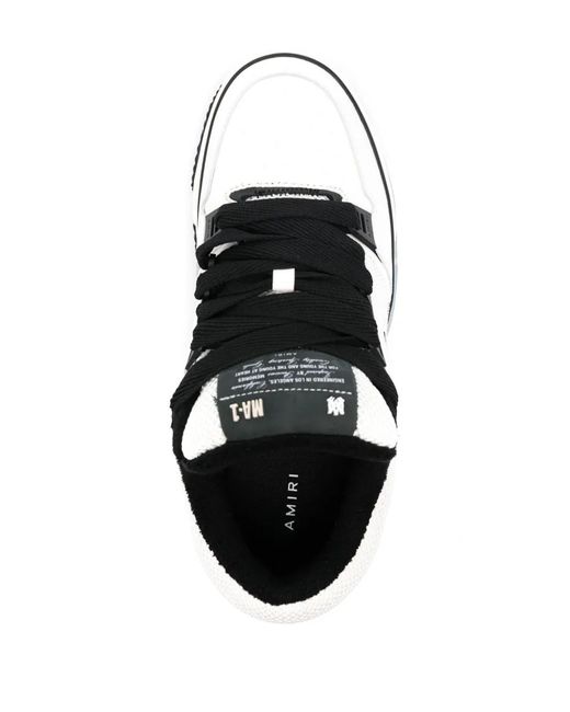 Amiri White Leather Sneakers for men