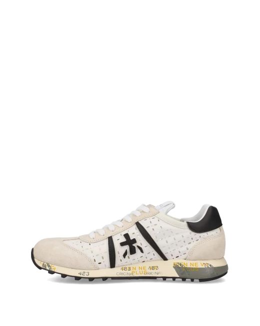 Premiata White Lucyd 7413 Sneakers