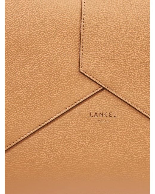 Lancel Brown Enveloppe Tote Bag