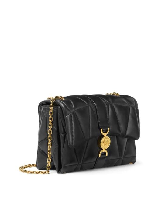 Versace Black Hobo Bags