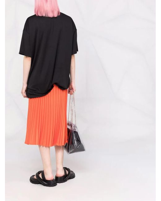 T-Shirt À Logo Imprimé Comme des Garçons en coloris Black