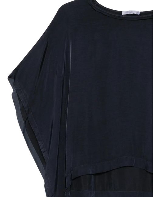 High Blue Layered Top
