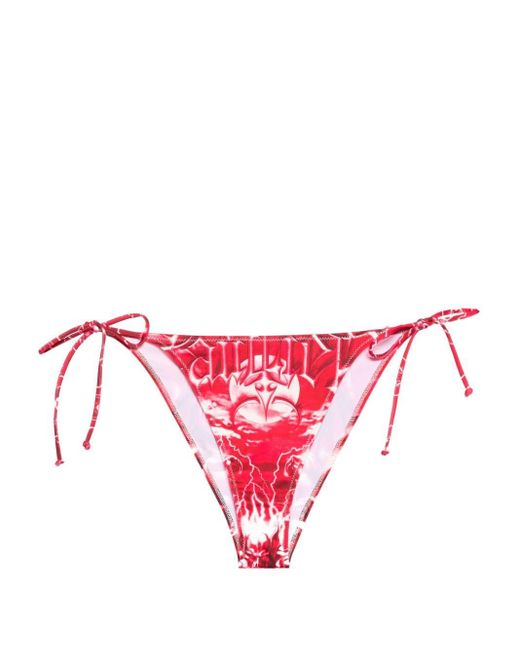 Jean Paul Gaultier Red Diablo Bikini Bottoms