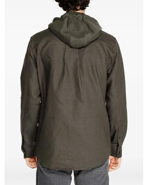 Antony Morato Gray Veste À Capuche Et Poches Plaquées for men
