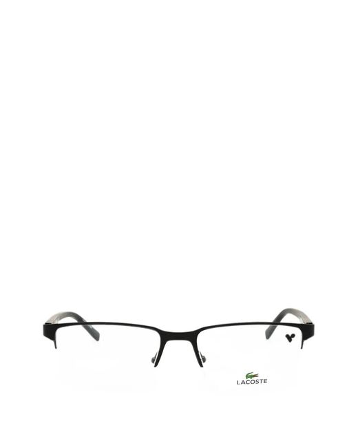 Lacoste White Rectangle-Frame Glasses for men