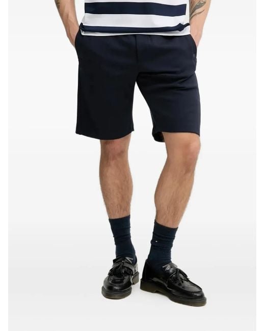 Shorts A Coste Con Logo di Paul & Shark in Blue da Uomo