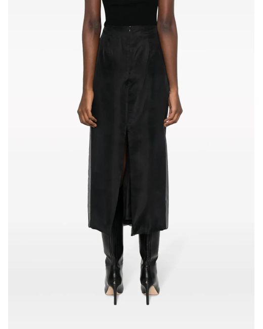 Blanca Vita Black Galtonia Pencil Midi Skirt