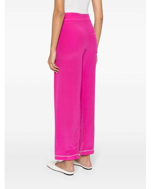 Pantalones de pijama Shadow Jasmine Bode de color Pink
