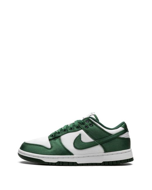 Nike Green Dunk Low UNLV Satin Sneakers