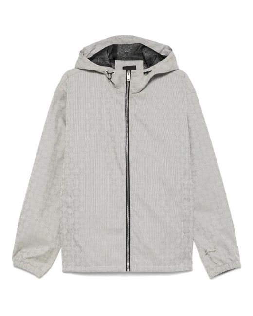 Cortavientos con monograma 72 en jacquard Givenchy de hombre de color Gray