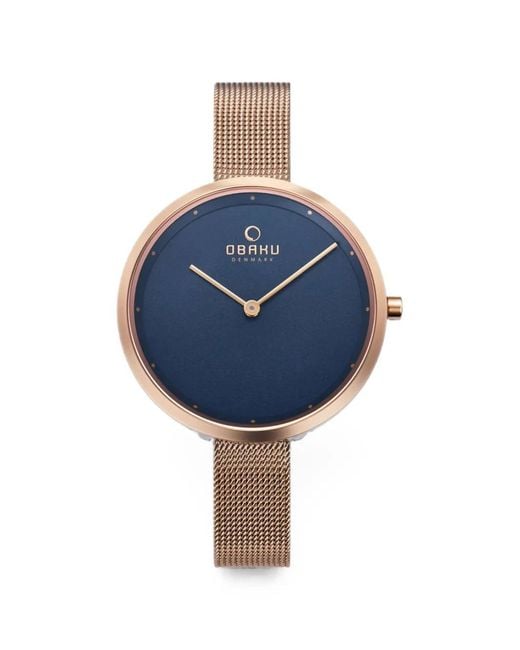Obaku Blue Dok-Azure 34Mm Watch