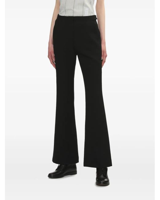 Low Classic Black Flared Trousers