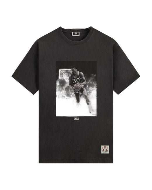 Kith Black X New York Knicks Bernard King Vintage Jones T-Shirt for men