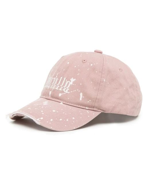 Haculla Pink Glitched Saw Hat for men