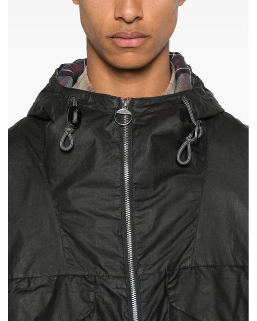 Barbour Black Utility Sapper Waxed Jacket for men