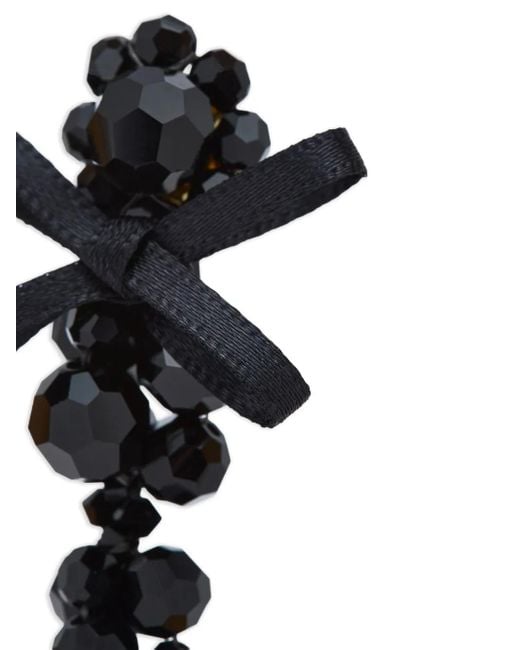 Simone Rocha Petite Oorbellen Met Strik in het Black