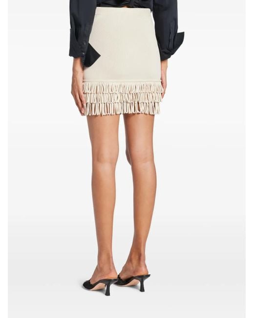 Simon Miller Natural Albers Mini Skirt